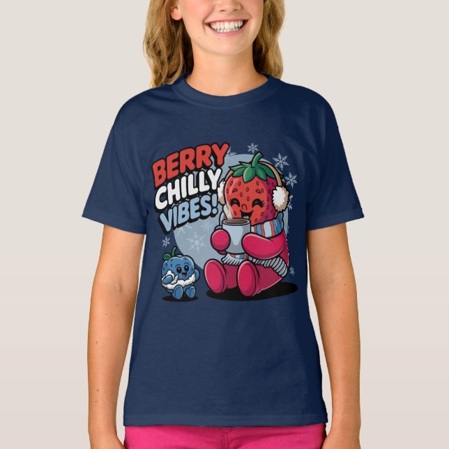 Camiseta Berry Chill Vibes (Anverso)