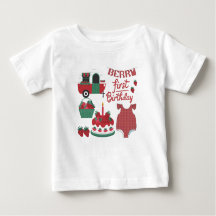 Camiseta Berry First Birthday