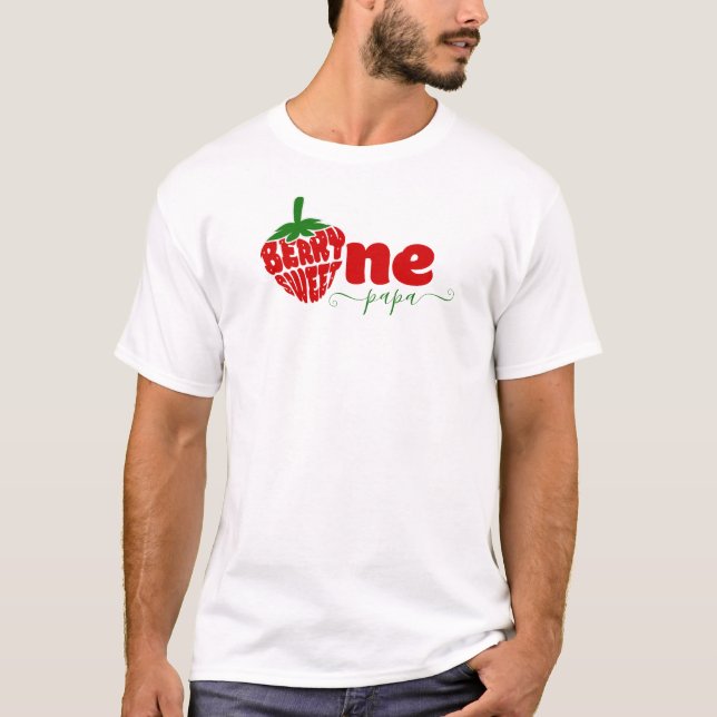 Camiseta Berry First One Birday Parent (Anverso)