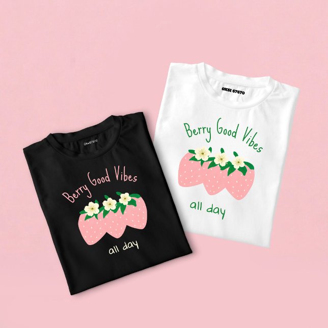 Camiseta Berry Good Vibes All Day (Subido por el creador)