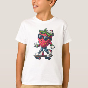 Camiseta Berry Guay Skater - Kawaii Strawberry