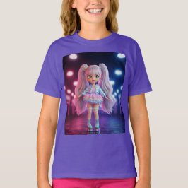 Camiseta Berry Ice Cream Kawaii Doll