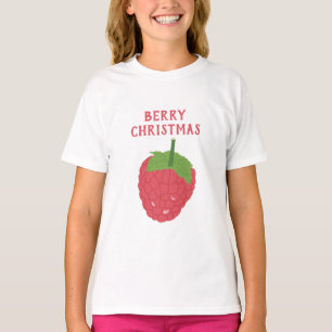 Camiseta Berry Navidades Raspberry Fruit Design