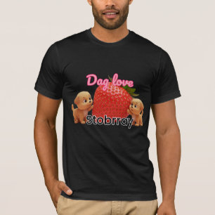 Camiseta "Berry Paws: Perro Love & Strawberry Design"