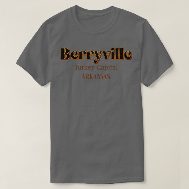Camiseta Berryville Turquía Capital TShirt (Diseño del anverso)
