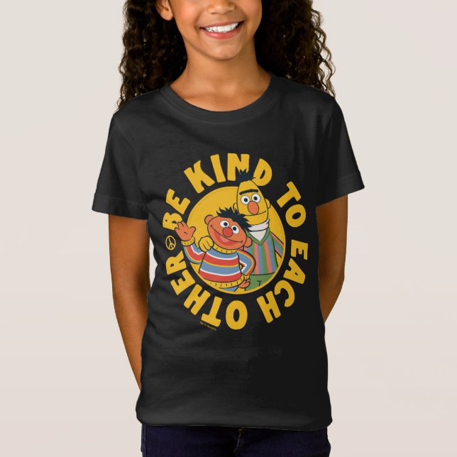 Camiseta Bert y Ernie | Ser amables entre sí (Anverso)