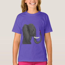 Camiseta Bertha, El Elefante Adorable Y La Mariquita Cuidad