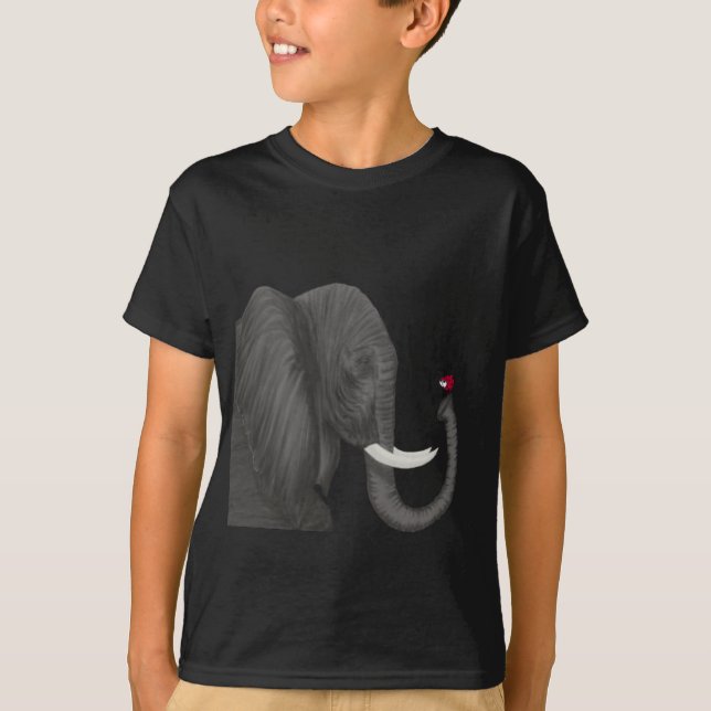 Camiseta Bertha, El Elefante Adorable Y La Mariquita Cuidad (Anverso)