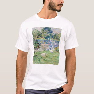 Camiseta Berthe Morisot - Chica en un bote con Geese