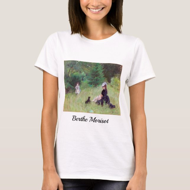 Camiseta Berthe Morisot - En un parque (Anverso)
