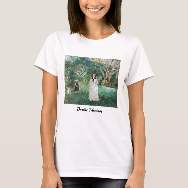 Camiseta Berthe Morisot - La caza de mariposas (Anverso)
