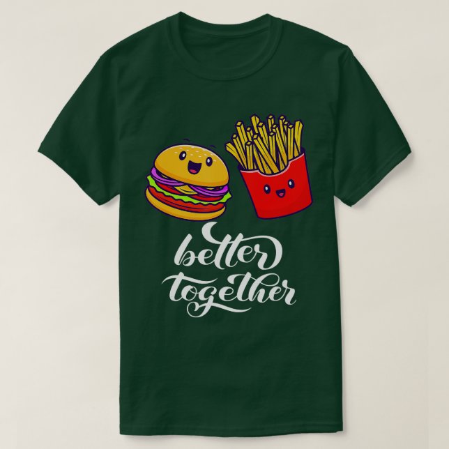 Camiseta Bes de amistad entre las frutas francesas y la ham (Diseño del anverso)