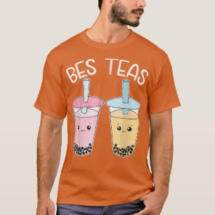 Camiseta Bes Teas-Besties Bubble-Tea Cute Boba-Best-Friends
