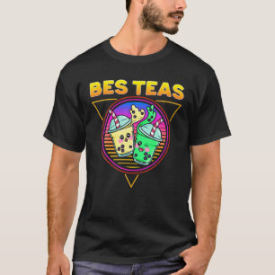 Camiseta Bes Teas Besties Bubble Tea Kawaii Anime Boba Mejo
