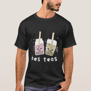 Camiseta Bes Teas Besties Bubble Tea Kawaii Happy Boba Tea