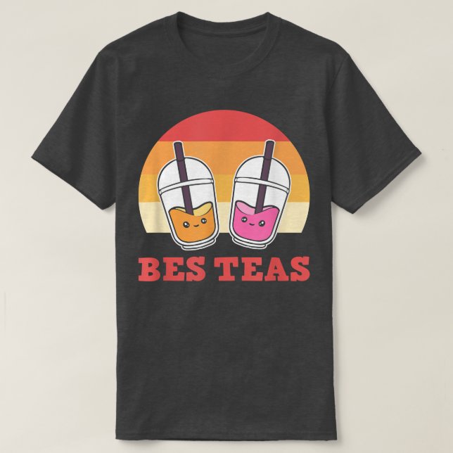 Camiseta Bes Teas Bubble Tea Boba70 (Diseño del anverso)