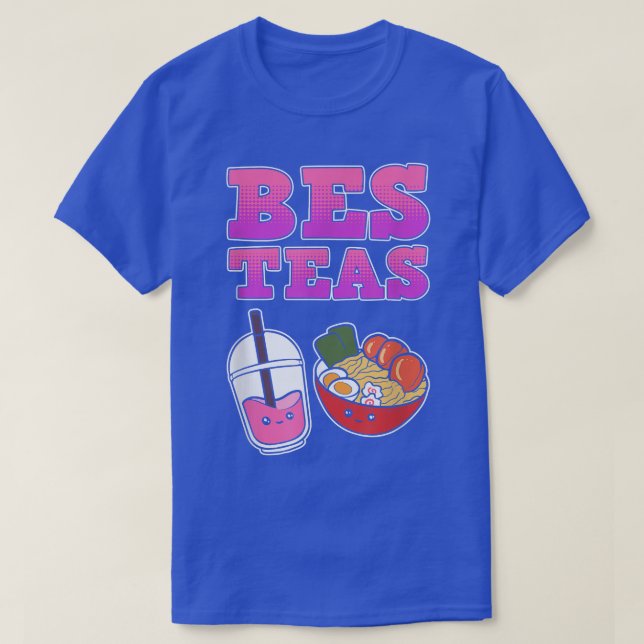 Camiseta Bes Teas Bubble Tea Ramen y Boba (Diseño del anverso)