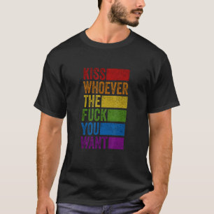 Camiseta Besa a quienquiera que te dé la gana Colores de ar