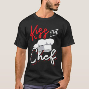 Camiseta Besa al chef para cocinero culinario