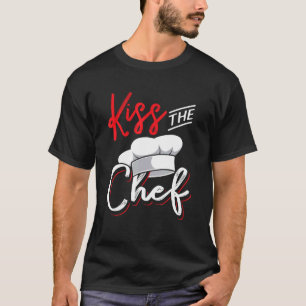 Camiseta Besa al chef para cocinero culinario