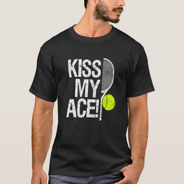 Camiseta Besa mi As para los jugadores de tenis (Anverso)