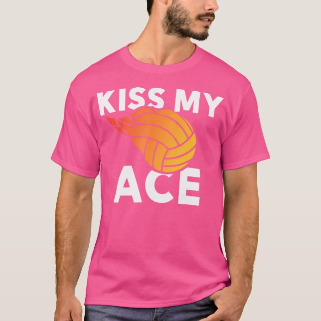 Camiseta Besa Mi Equipo De Voleibol De As Para (Anverso)