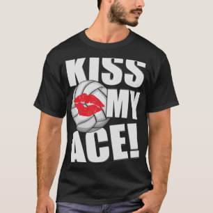 Camiseta Besa mi vestido de baile de voleibol de hielo