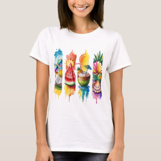 Camiseta Besada de sol y salada - Camisas estéticas de play
