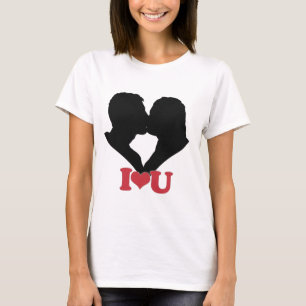 Camiseta Besada en pareja con ♥ U