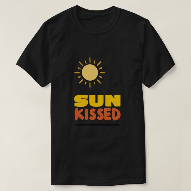 Camiseta besada por el sol (Diseño del anverso)