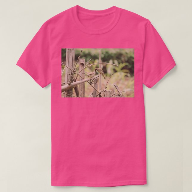 Camiseta Besado de pájaro pequeño (Diseño del anverso)