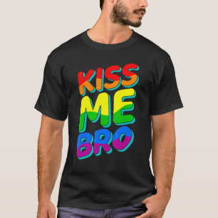 Camiseta Bésame a tu hermano Lgbtq Orgullo Gay Mes Amo Lesb