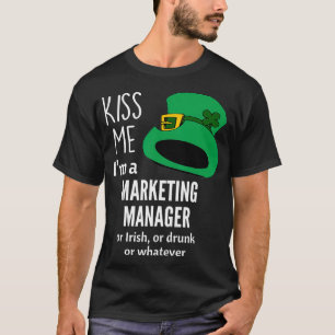 Camiseta Bésame a un director de marketing o irlandés o ebr