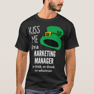 Camiseta Bésame a un director de marketing o irlandés o ebr