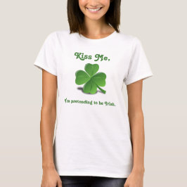 Camiseta "Bésame" Día de San Patricio