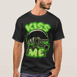 Camiseta Bésame divertida ficción científica de OVNI