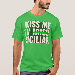 Camiseta Bésame el día de San Sicilia, una fiesta sicilia