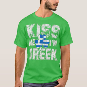 Camiseta Bésame el regalo griego del Día de los Grandes P