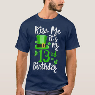 Camiseta Bésame es mi décimo tercer cumpleaños, Día de 