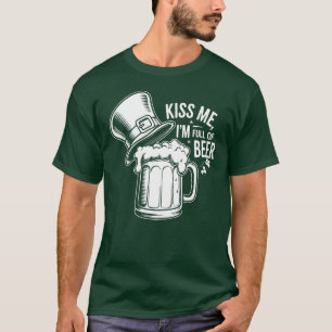 Camiseta Bésame, estoy llena de cerveza