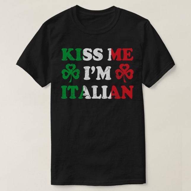 Camiseta Bésame Im Italiano Italia (Diseño del anverso)