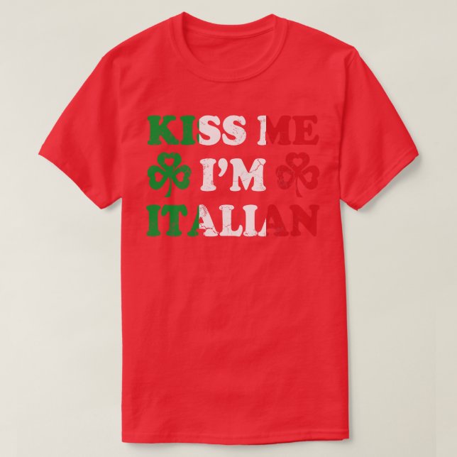 Camiseta Bésame Im Italiano Italia (Diseño del anverso)