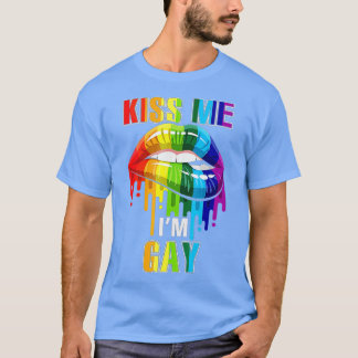 Camiseta Bésame mi orgullo homosexual gay LGB