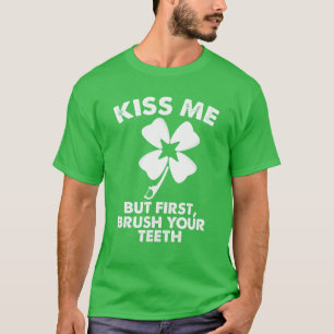 Camiseta Bésame Pero Primero Cepíllate Los Dientes Divertid