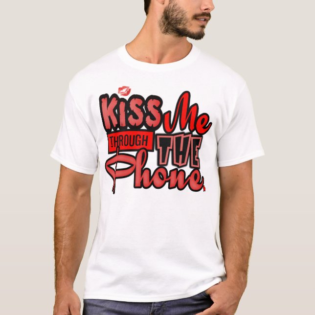 Camiseta Bésame Por El Teléfono —Camisetas (Anverso)