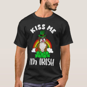 Camiseta Bésame que soy irlandés, el día divertido de St. P