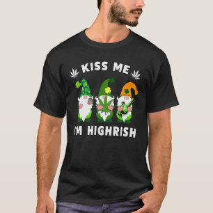 Camiseta Bésame soy altanero, Gnomies Weed Pot Leaf St Pat