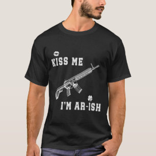 Camiseta Bésame Soy Ar-landés Día de San Patricio Hombres c