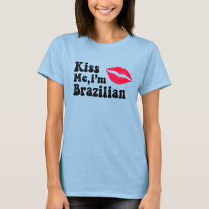 Camiseta Bésame soy brasileño