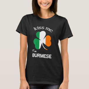 Camiseta Bésame Soy El Chamrock Birmano St Patrick S Da